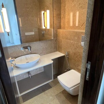 Bathroom in 4 BHK Apartment at Arihant Apartments Khar, Khar West – for Rent
