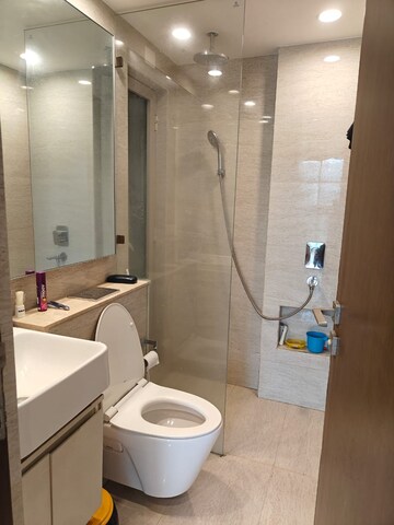 Bathroom in 2 BHK Apartment at Hiranandani Highland, Powai – for Rent