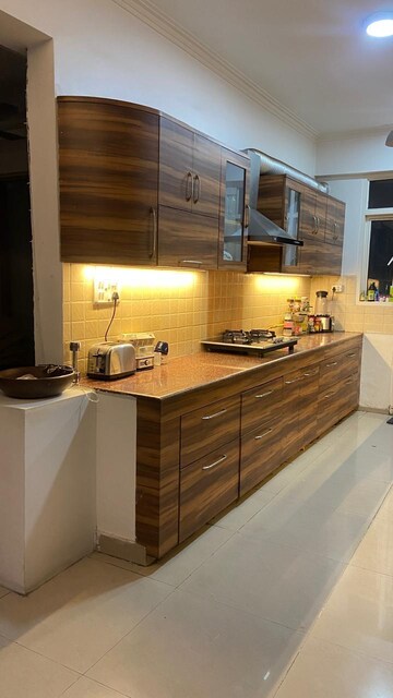 Kitchen in 4 BHK Apartment at Ajnara Gen X, Dundahera – for Rent