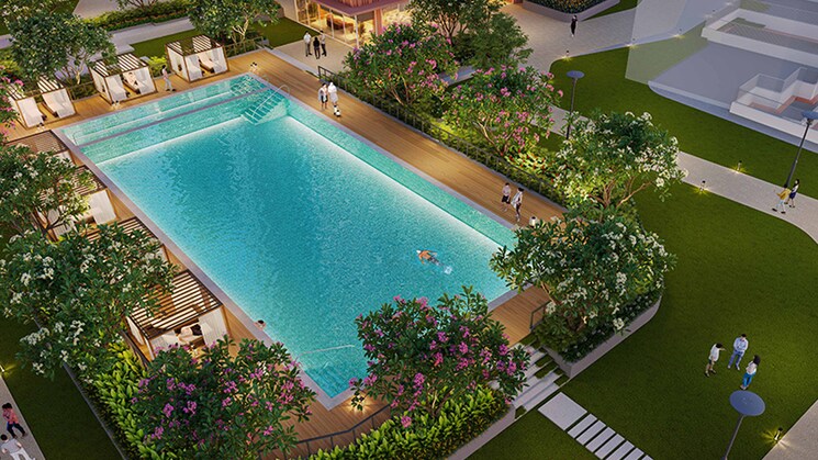 Swimming Pool, mahindra-vista 3 Bedroom 998 Sq.Ft. Apartment In Kandivali East Mumbai 8856542