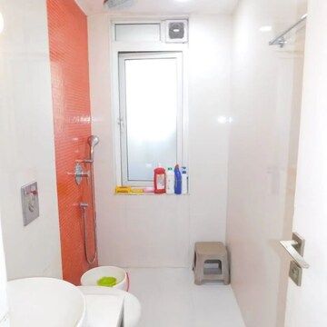 Bathroom in 3 BHK Apartment at Sea Breeze CHS Versova, Yari Road – for Rent