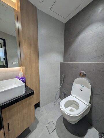 Bathroom in  Office Space at One Lodha Place, Lower Parel – for Rent