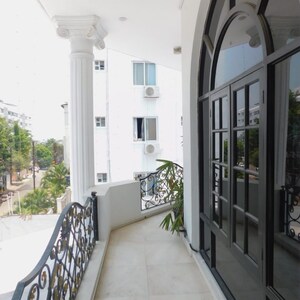 Balcony in 6 BHK Villa at Sri Rama Apartments Banjara Hills, Banjara Hills – for Sale