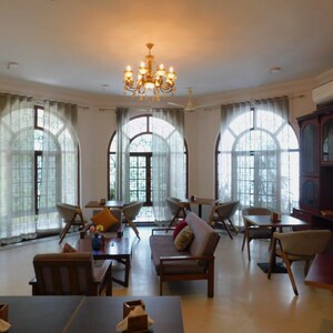 Living Room in 6 BHK Villa at Sri Rama Apartments Banjara Hills, Banjara Hills – for Sale