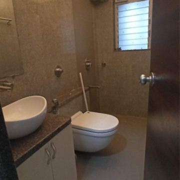 Bathroom in 3 BHK Apartment at Bianca Tower, Mudran Press Colony – for Rent