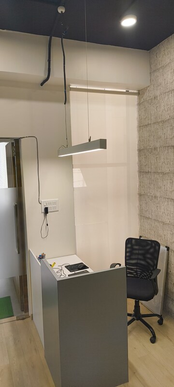 Bathroom in  Office Space at Akshar Business Park, Vashi Sector 19f – for Rent