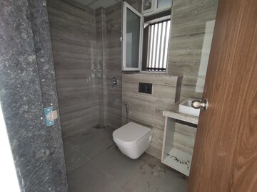 Bathroom in 3 BHK Apartment at Runwal Nirvana, Parel – for Rent