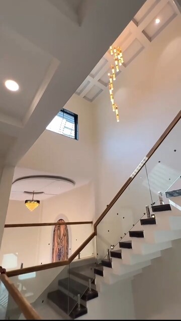 Staircase in 4 BHK Independent House at Mahalaxmi Nagar – for Sale