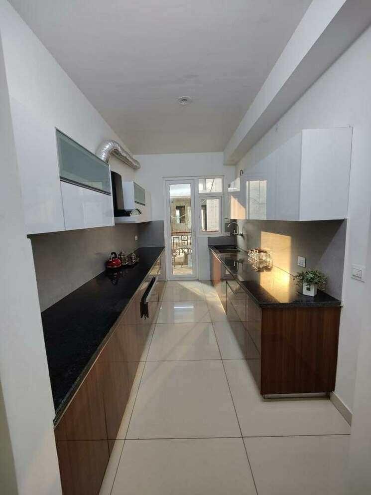 Kitchen, hermitage-centralis 3 Bedroom 1450 Sq.Ft. Apartment In Vip Road Zirakpur 8857298