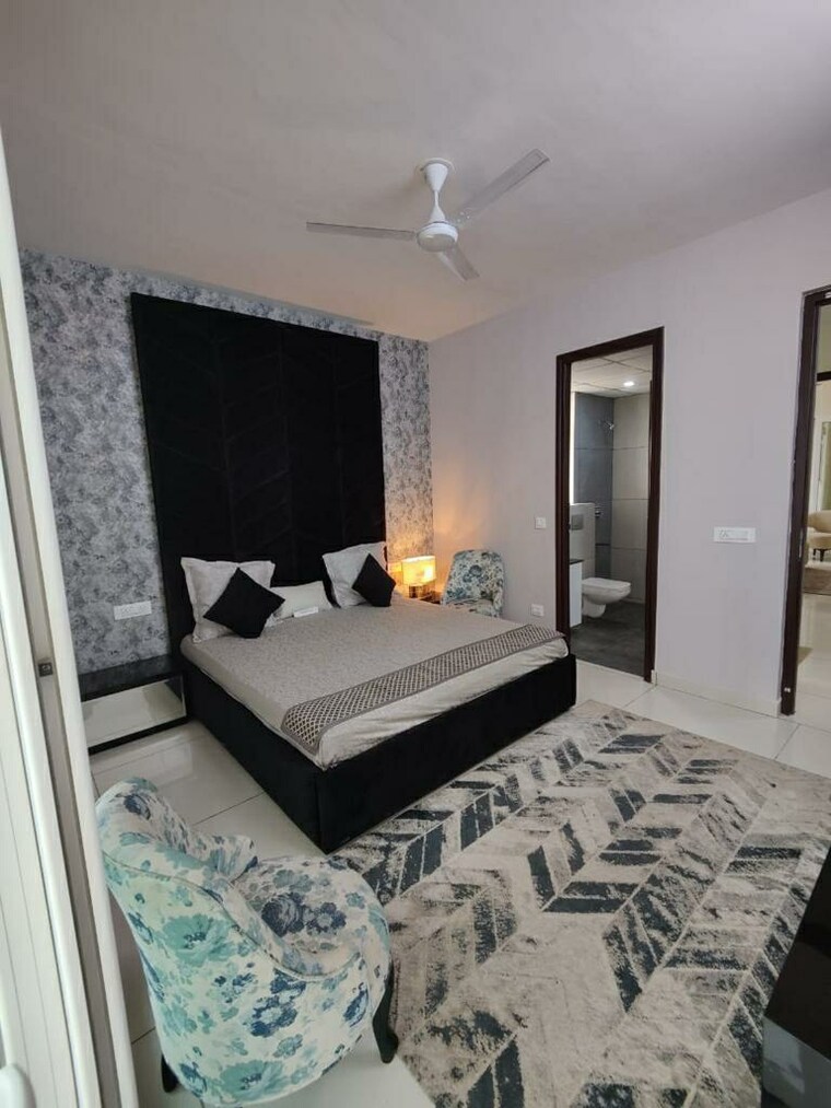 Bedroom, hermitage-centralis 3 Bedroom 1450 Sq.Ft. Apartment In Vip Road Zirakpur 8857298