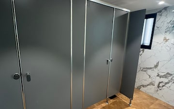 Washroom in Office Space at Pinnacle Business Park, Andheri East – for Rent