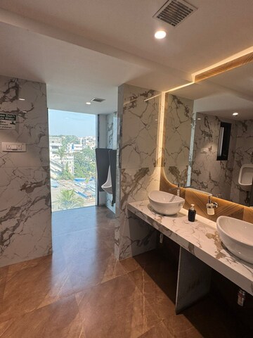Washroom in  Office Space at Pinnacle Business Park, Andheri East – for Rent