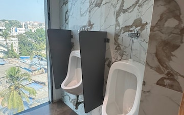 Washroom in Office Space at Pinnacle Business Park, Andheri East – for Rent