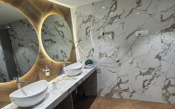 Washroom in Office Space at Pinnacle Business Park, Andheri East – for Rent