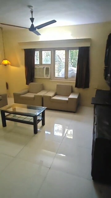 Living Room in 1 BHK Apartment at Ballerina Apartment, Andheri West – for Rent