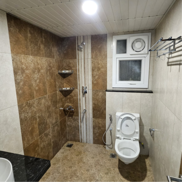 Bathroom in 2.5 BHK Apartment at Prestige Tranquil, Kokapet – for Rent