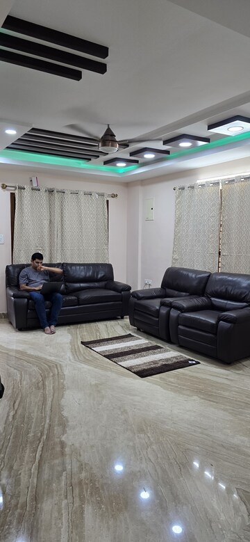 Living Room in 3 BHK Apartment at Indiranagar – for Rent