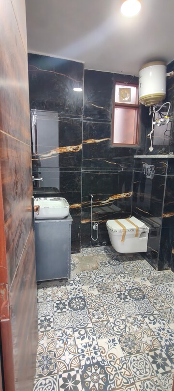 Kitchen in 3 BHK Builder Floor at Palm Residency Chhatarpur, Chattarpur – for Rent