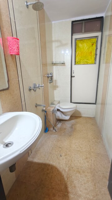 Bathroom in 2 BHK Apartment at Neelkanth Palms, Kapur Bawdi – for Rent