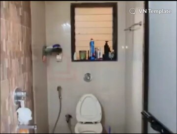 Bathroom in 1 BHK Apartment at Shree Nandanvan homes, Kalwa – for Rent