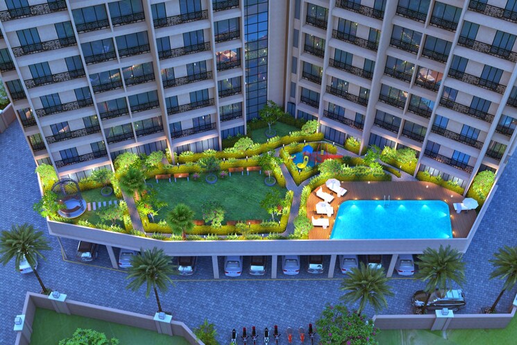 Balcony, rs-qa-riverfront 2 Bedroom 619 Sq.Ft. Apartment In Ghot Navi Mumbai 8857945