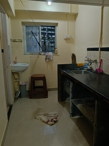 Kitchen in 1 BHK Apartment at MHADA Prakash Cotton Mill, Lower Parel – for Rent