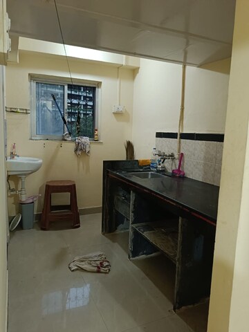 Kitchen in 1 BHK Apartment at MHADA Prakash Cotton Mill, Lower Parel – for Rent