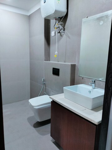 Bathroom in 3 BHK Apartment at Shivalik Colony – for Rent