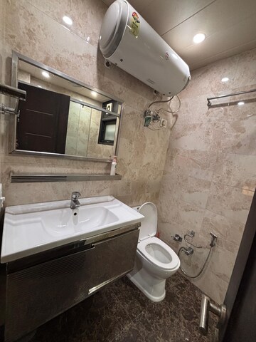 Bathroom in 3 BHK Builder Floor at Greater Kailash ii – for Rent