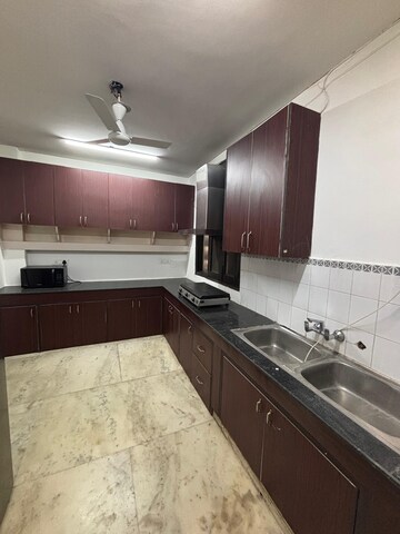 Kitchen in 3 BHK Builder Floor at Greater Kailash ii – for Rent