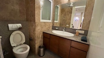 Bathroom in 4 BHK Apartment at Anand Niketan – for Rent