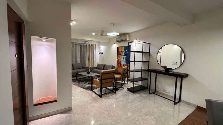 Living Room, anand niketan 4 Bedroom 3200 Sq.Ft. Apartment In Anand Niketan Delhi 8858053