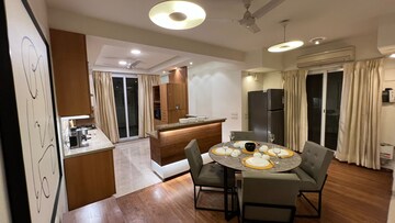 Living Room in 4 BHK Apartment at Anand Niketan – for Rent