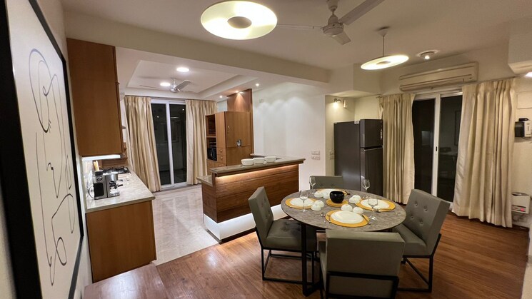 Living Room, anand niketan 4 Bedroom 3200 Sq.Ft. Apartment In Anand Niketan Delhi 8858053