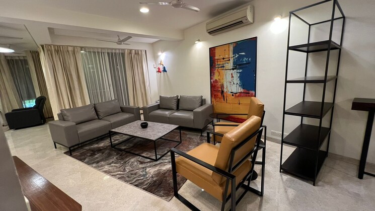 Living Room, anand niketan 4 Bedroom 3200 Sq.Ft. Apartment In Anand Niketan Delhi 8858053