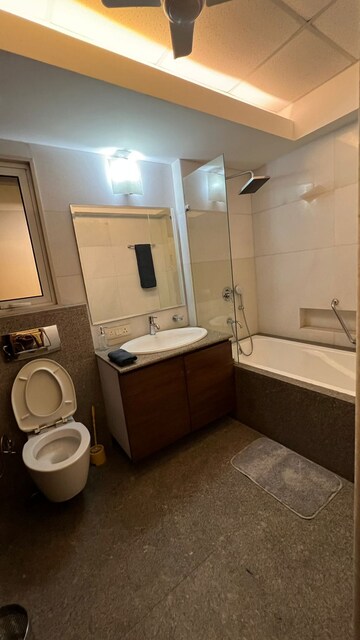 Bathroom in 4 BHK Apartment at Anand Niketan – for Rent