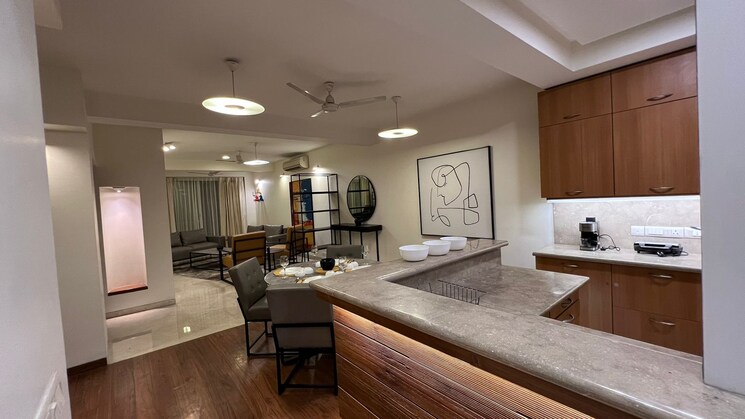 Living Room, anand niketan 4 Bedroom 3200 Sq.Ft. Apartment In Anand Niketan Delhi 8858053