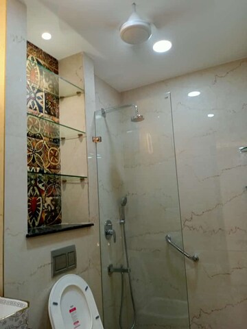 Bathroom in 3 BHK Apartment at Veera Safdarjung Enclave, Safdarjung Enclave – for Rent