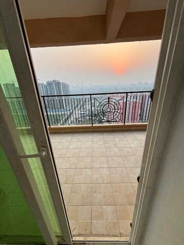 Balcony in 1.5 BHK Apartment at Prateek Grand City, Siddharth Vihar – for Rent