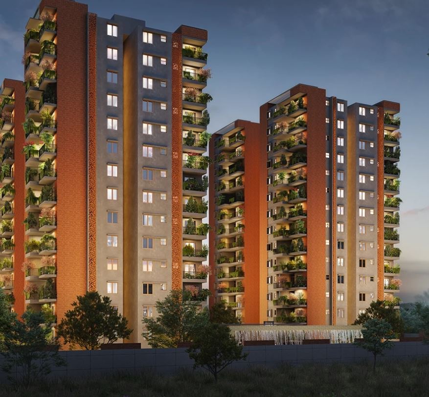 3 BHK + Pooja Room Apartment For Sale in Amogaya Adorit