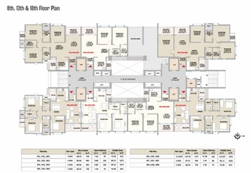 Floor Plan in 3 BHK Apartment at Little Earth Apartments, Mamurdi – for Sale