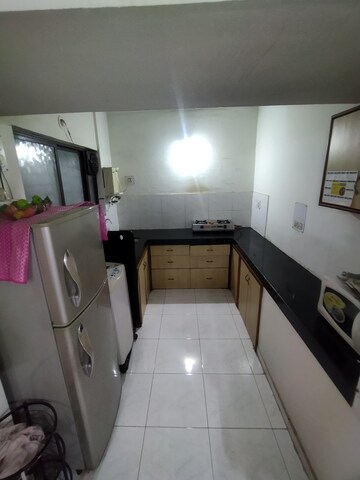 Kitchen in 2 BHK Apartment at Sunflower Apartment CHS, Kondhwa – for Rent