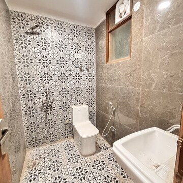 Bathroom in 3 BHK Apartment at Risland Sky Mansion, Chattarpur – for Rent
