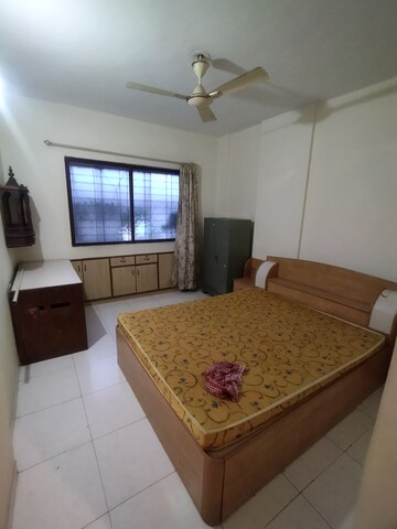 Master Bedroom in 2 BHK Apartment at Sunflower Apartment CHS, Kondhwa – for Rent