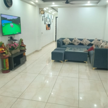 Living Room in 3 BHK Apartment at Palm Residency Chhatarpur, Rajpur Khurd Extension – for Rent