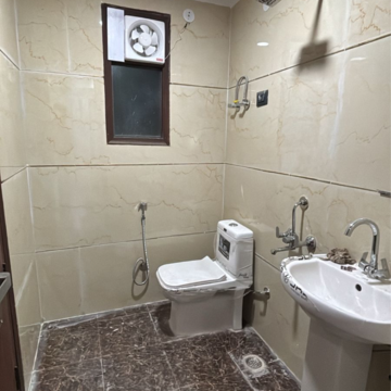 Bathroom in 2 BHK Apartment at Risland Sky Mansion, Chattarpur – for Rent