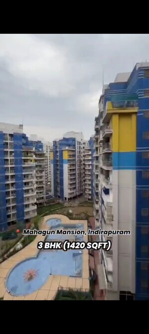 3 BHK Apartment – Exterior View View at Mahagun Mansion I and II, Vaibhav Khand - for Sale