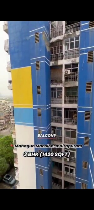 3 BHK Apartment – Exterior View View at Mahagun Mansion I and II, Vaibhav Khand - for Sale