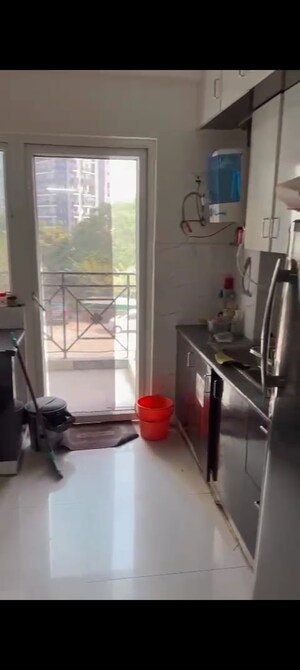 Staircase in 3 BHK Apartment at SVP Gulmohur Residency, Indrapuram – for Sale