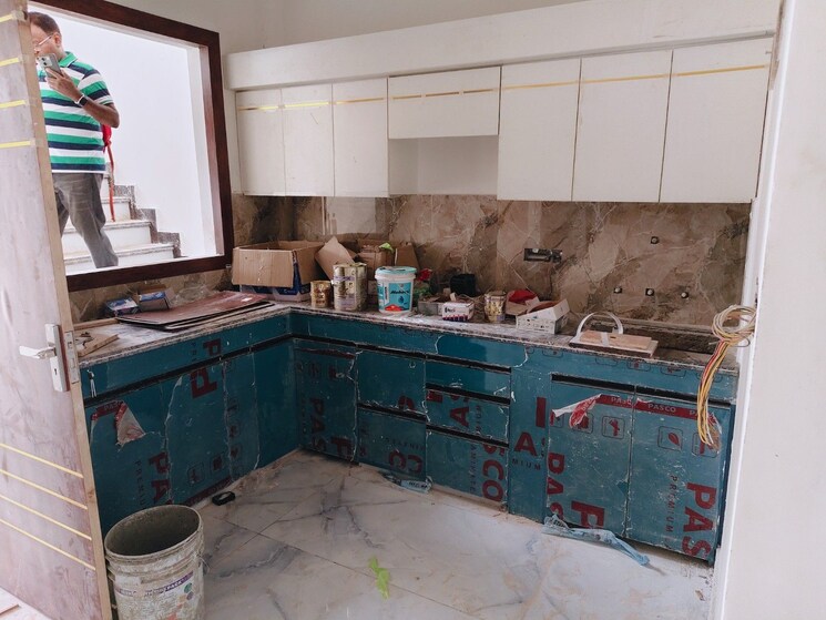 Kitchen, kursi road 3 Bedroom 1600 Sq.Ft. Independent House In Kursi Road Lucknow 8858460